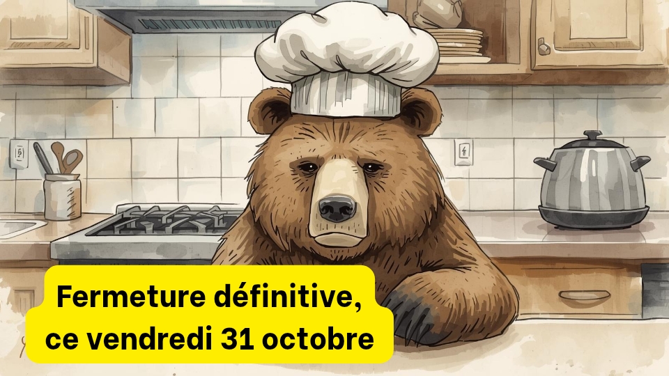 Fermeture définitive ce 31 octobre